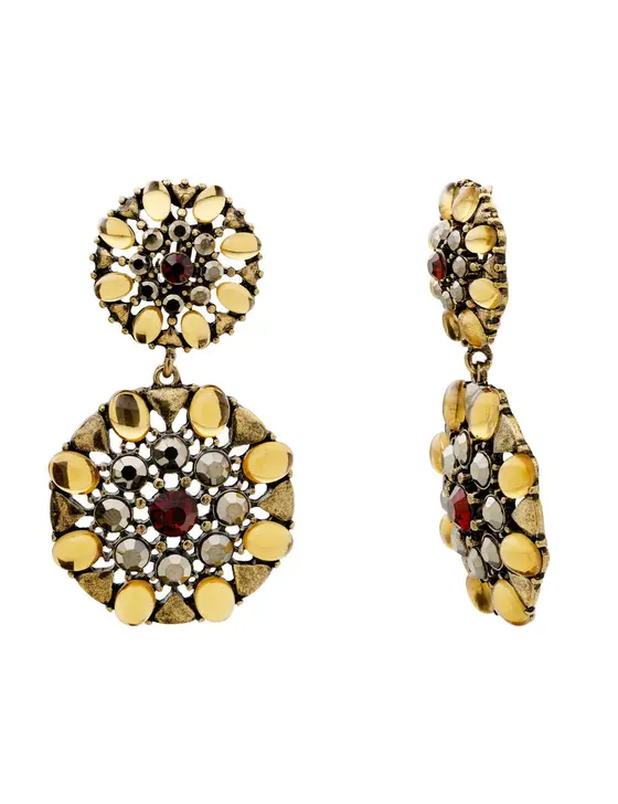 ANTIQUE STATEMENT CLIP EARRING — view 3