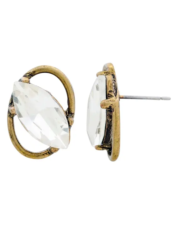 ANTIQUE STUD EARRING — view 3