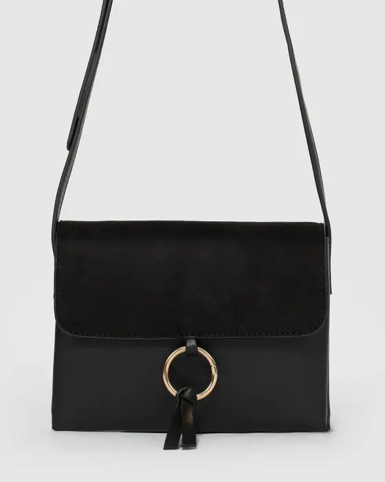 Black Brooklyn Crossbody Bag