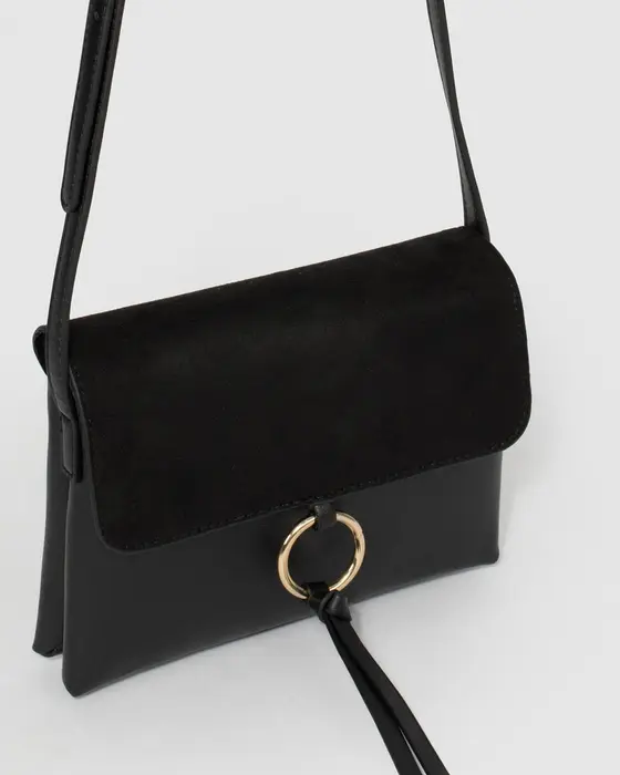 Black Brooklyn Crossbody Bag — view 3