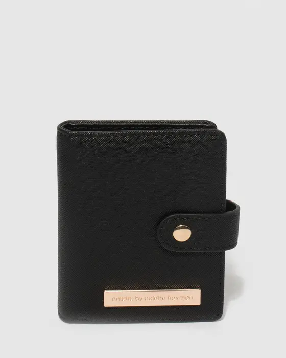 Black Credit Card Sleeve Purse