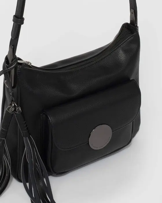Black Hadley Cross Body Bag — view 3