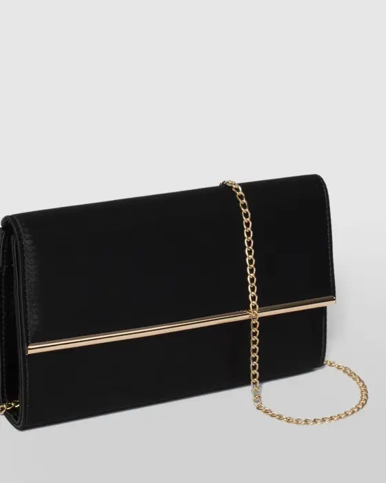 Black Harriet Clutch Bag — view 3