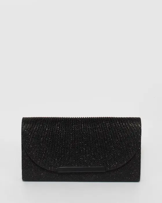 Black Liza Evening Clutch Bag