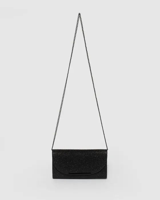 Black Liza Evening Clutch Bag — view 3
