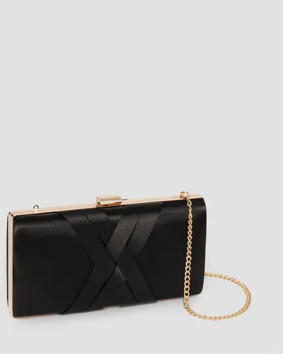Black Melanie Clutch Bag — view 3