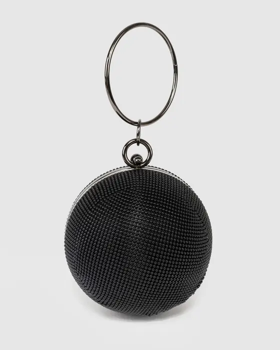 Black Miley Chain Clutch