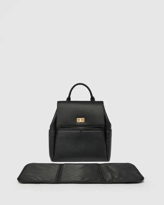 Black Olivia Baby Bag Backpack — view 3