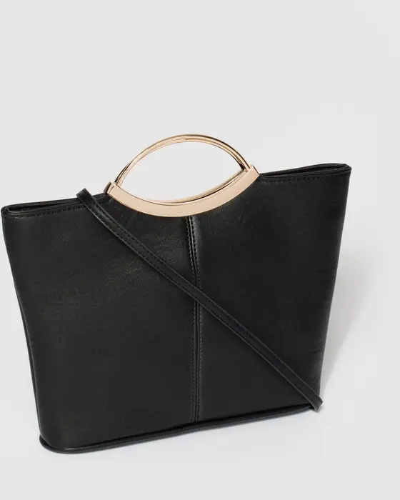 Black And Gold Jessie Clutch Bag — view 3