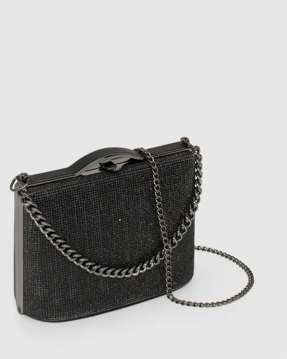 Black Tullia Chain Bag — view 3