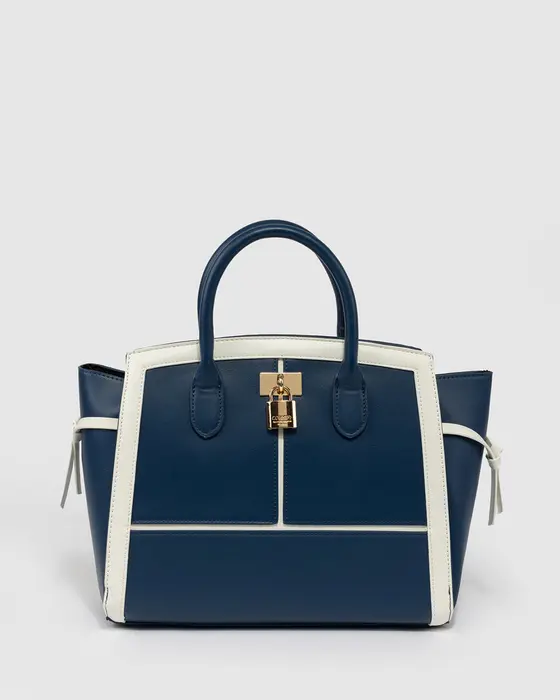 Blue Elora Lock Tote