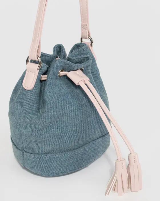 Blue Junior Tali Patch Drawstring — view 3