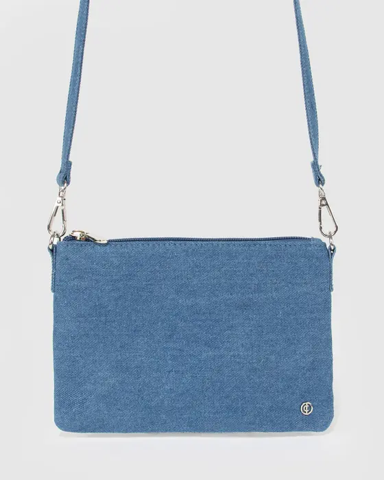 Blue Mary Kate Denim Crossbody