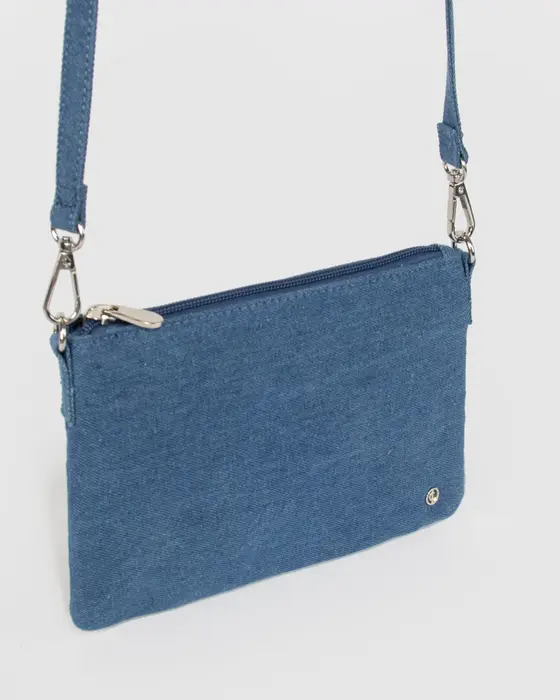 Blue Mary Kate Denim Crossbody — view 3