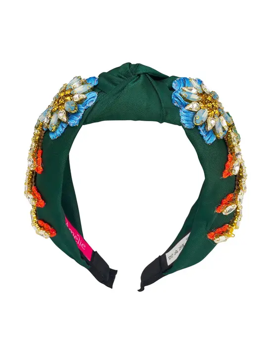 BOTANICAL KNOT SIDE HEADBAND — view 3