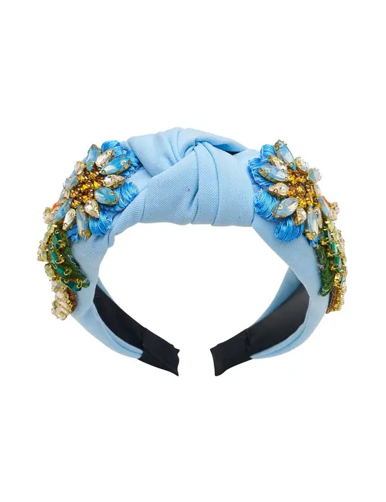 BOTANTICAL KNOT SIDE HEADBAND — view 3