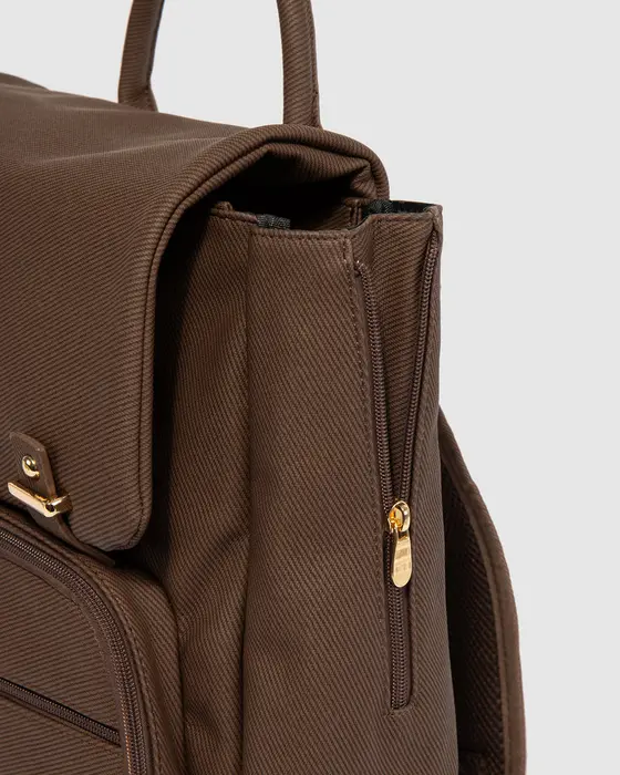 Brown Belle Baby Backpack — view 3
