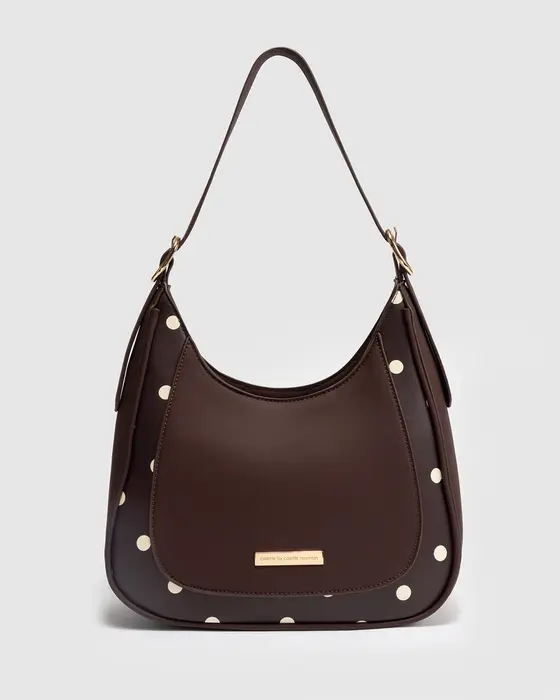 Brown MJ Shoulder Bag