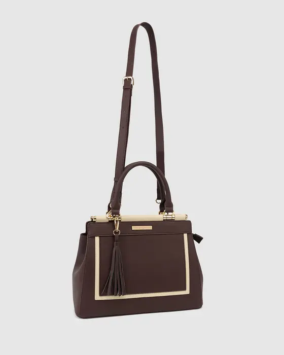 Brown Yevette Tassel Tote — view 3