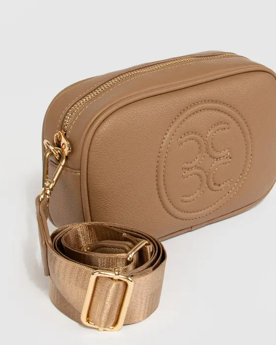 Caramel Amalia Logo Crossbody — view 3