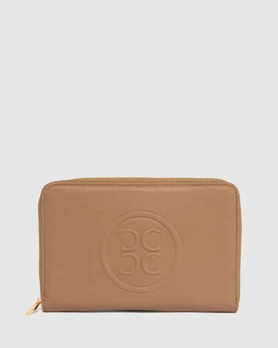 Caramel Suzanah Travel Wallet