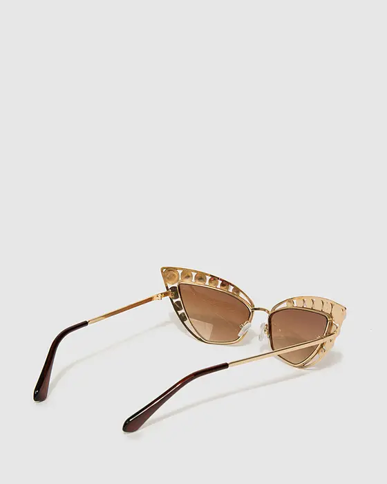 Cat Eye Sunglasses - Pearl — view 3