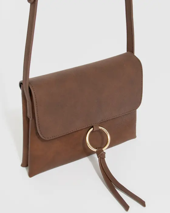 Chocolate Brooklyn Crossbody Bag — view 3