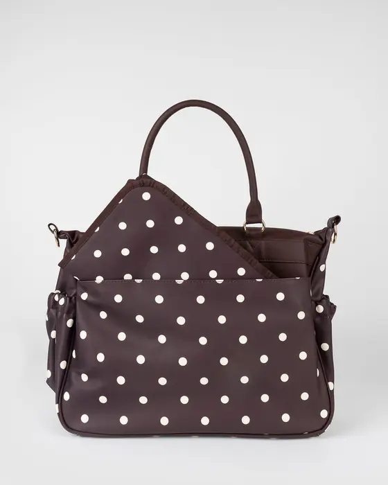 Chocolate Double Pocket Baby Bag — view 3