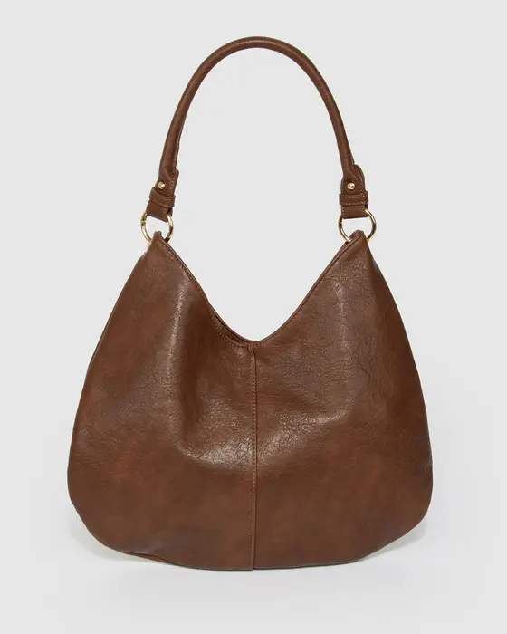 Chocolate Gisella Slouch Bag