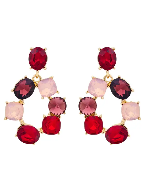 CLUSTER DROP EARRING