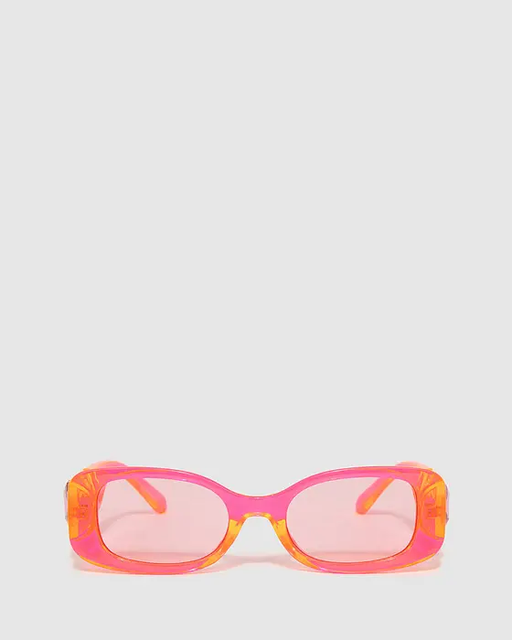 Crystal Sunglasses - Transparent Pink