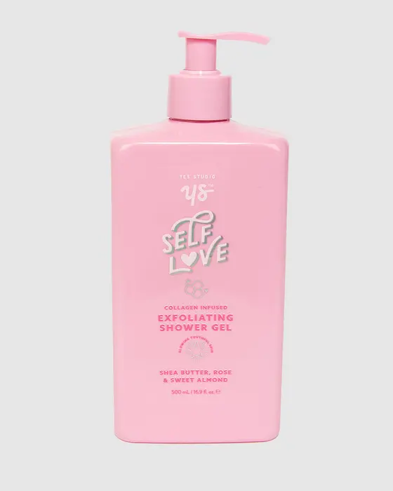 Exfoliating Shower Gel - Shea Butter, Rose & Sweet Almond