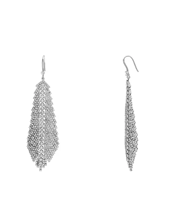 FEATHER STONE STATEMENT EARRING — view 3