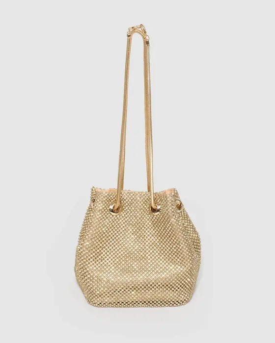 Gold Destiny Pouch Bag