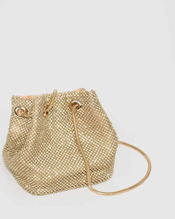 Gold Destiny Pouch Bag — view 3