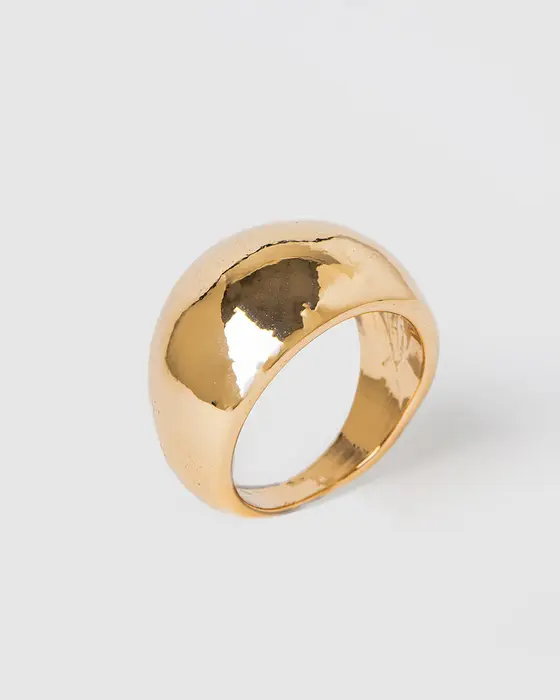 Gold Dome Ring