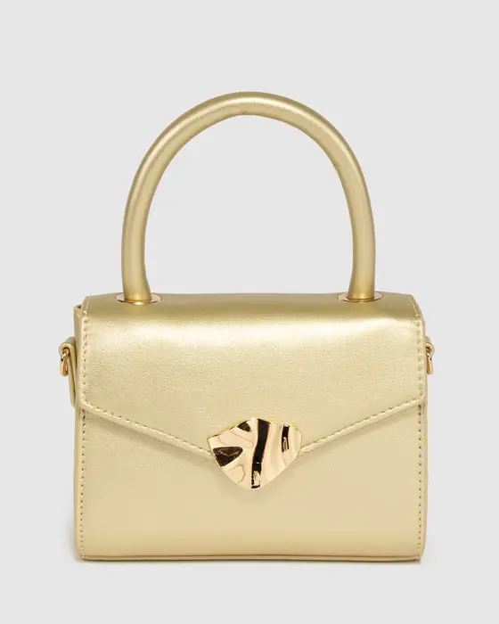 Gold Kiki Clasp Mini Bag