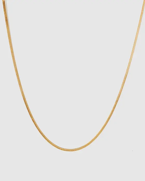 Gold Snake Chain Necklace