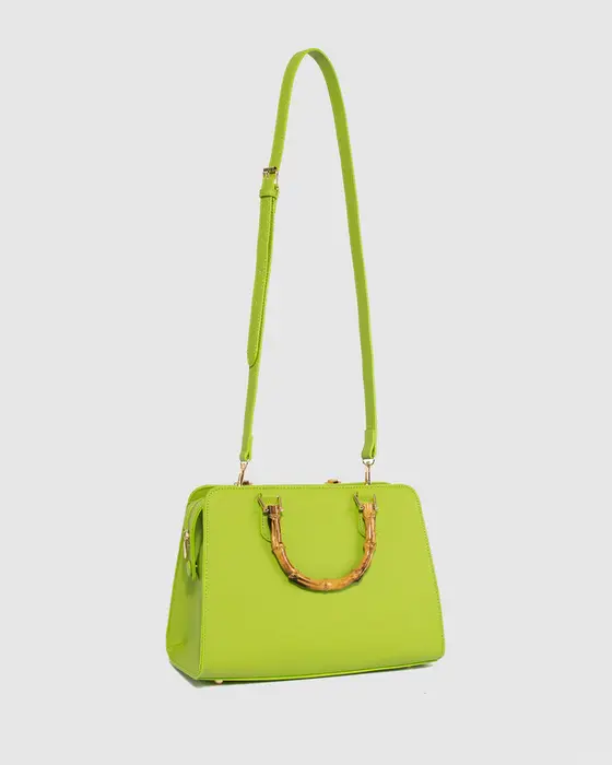 Green Lynne Weave Tote — view 3