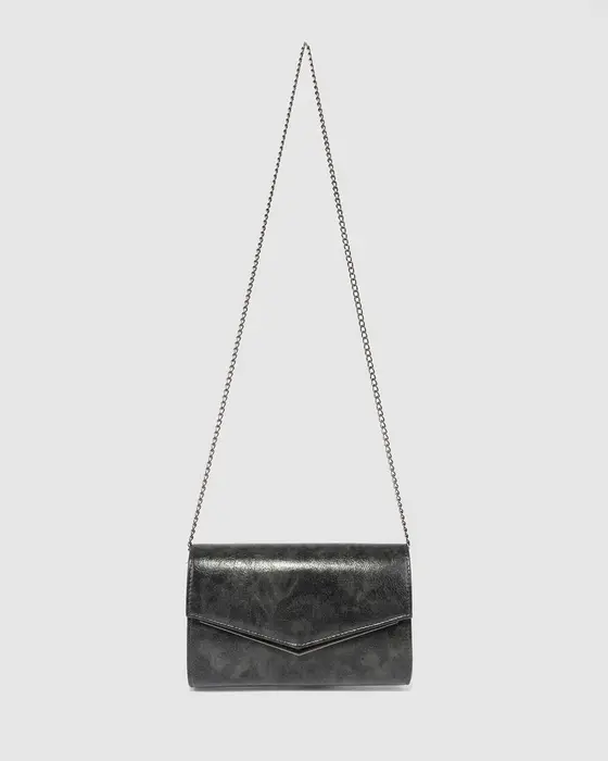 Grey Kelsey Clutch — view 3
