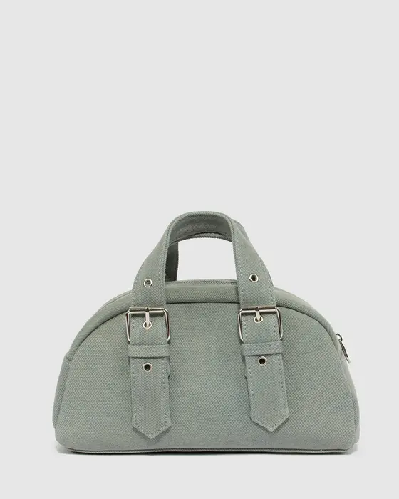 Isabella Denim Bowler Bag — view 3