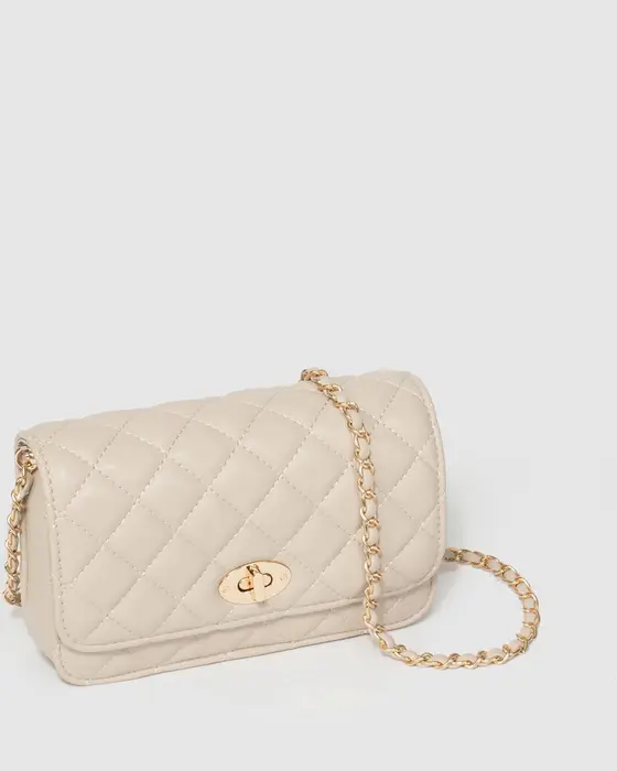 Ivory Eboni Quilted Crossbody Bag — view 3
