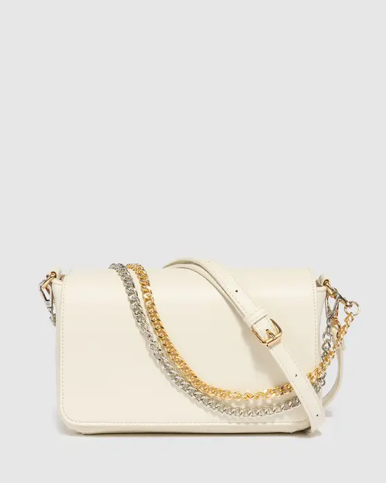 Ivory Vivica Double Chain Shoulder