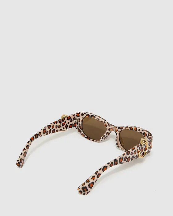 Leopard Frame Sunglasses — view 3