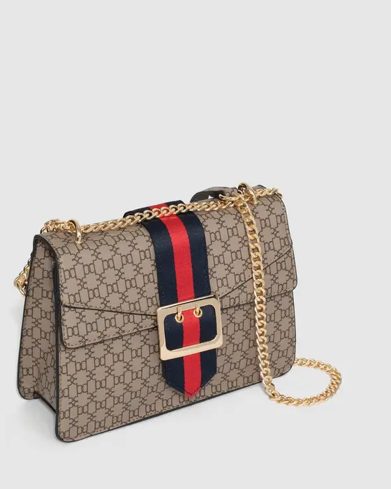 Monogram Buckle Crossbody Bag — view 3