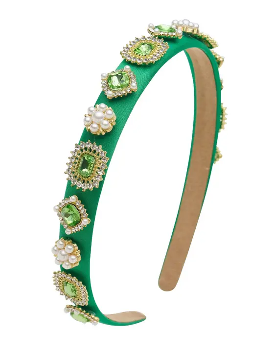 MULTI BEAD NARROW HEADBAND — view 3