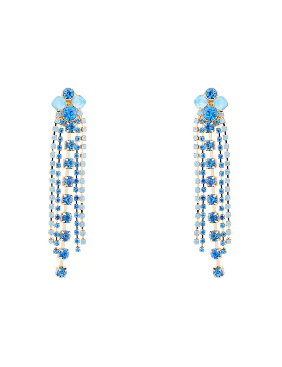MULTI WATERFALL CLIP EARRINGS