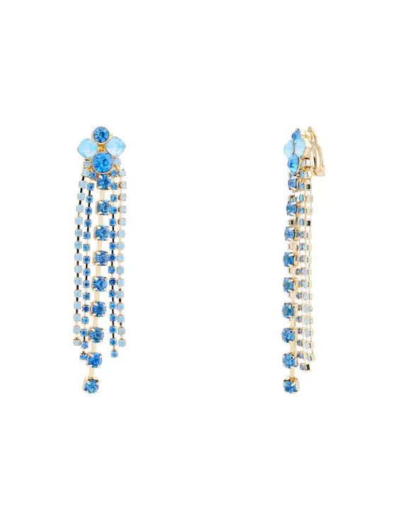 MULTI WATERFALL CLIP EARRINGS — view 3