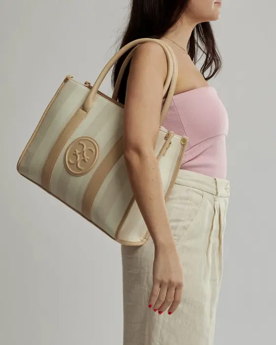 Natural Eve Logo Large Tote — view 3