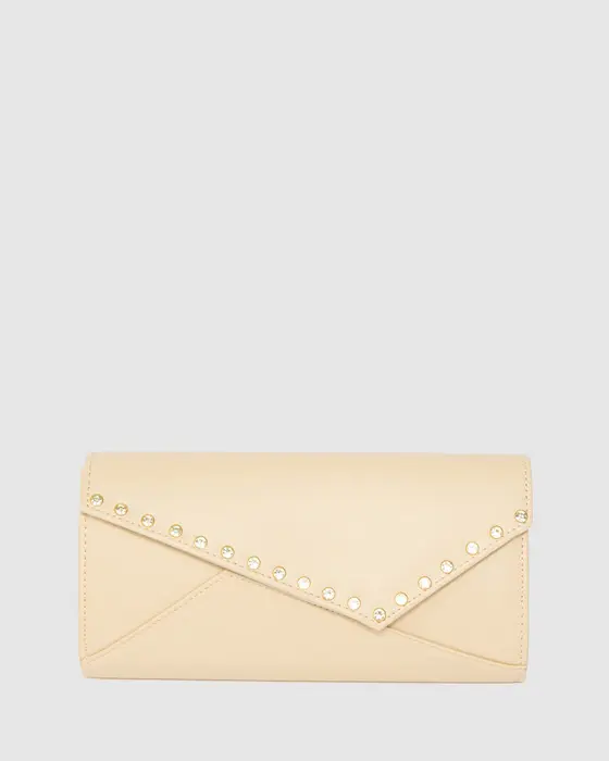 Natural Maribel Clutch Bag